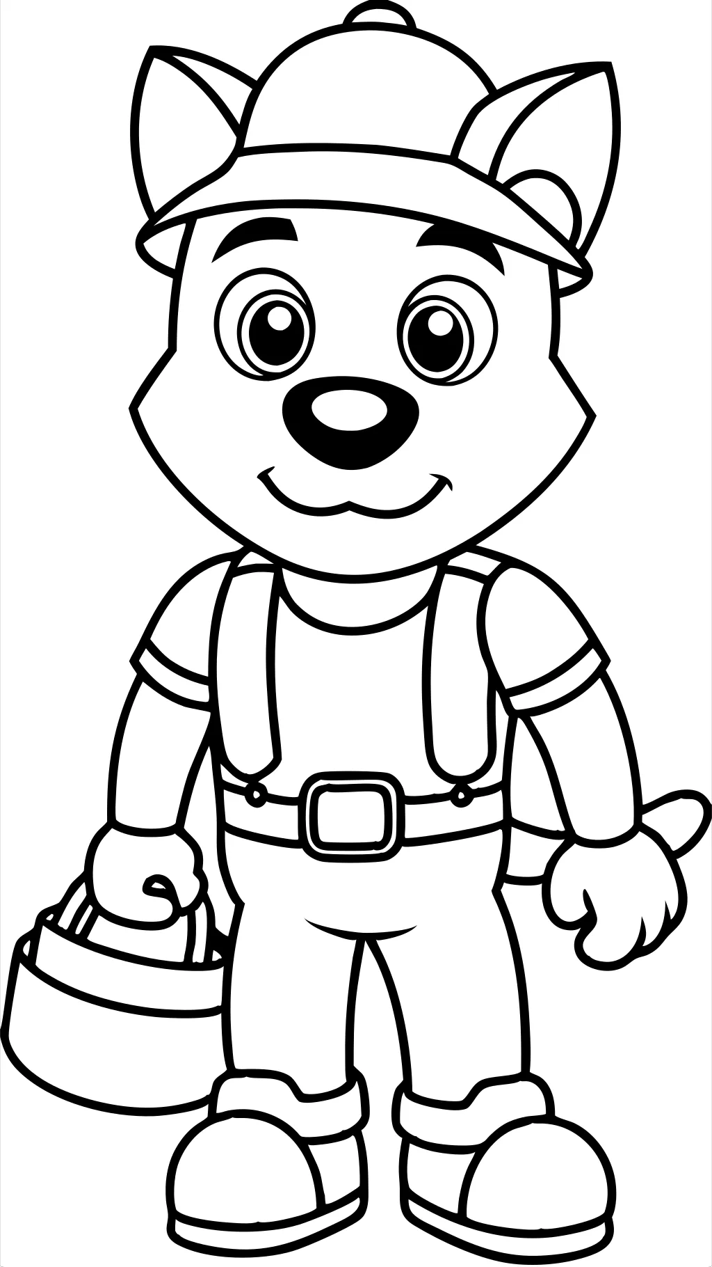 rocky paw patrol coloring page